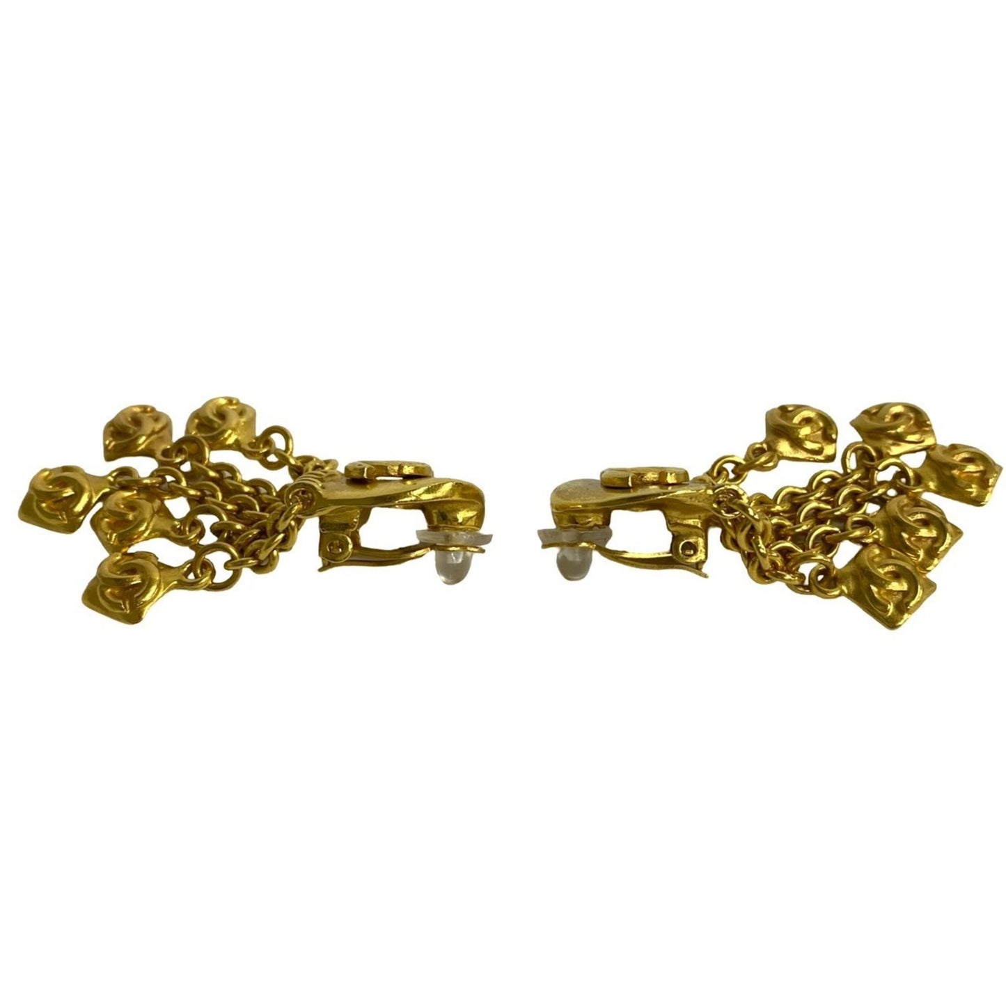 CHANEL 96P Coco Mark Motif GP Earrings/Ear Cuff Accessories Gold 544-4