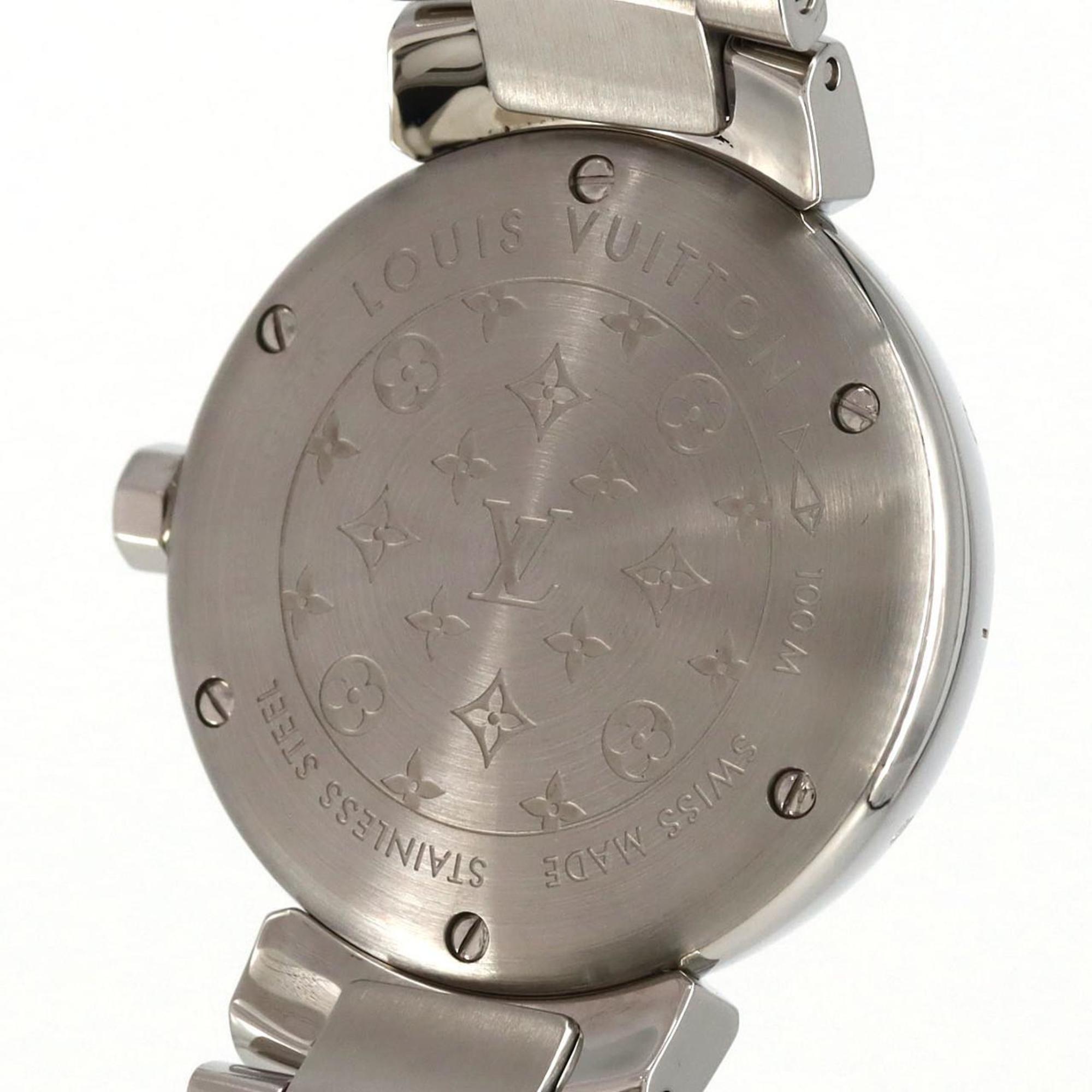 Louis Vuitton Tambour Q121K SS Wristwatch Quartz — Very Good