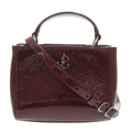 Jimmy Choo Varenne Patent Leather Bordeaux Handbag/Shoulder Bag 0026JIMMY CHOO