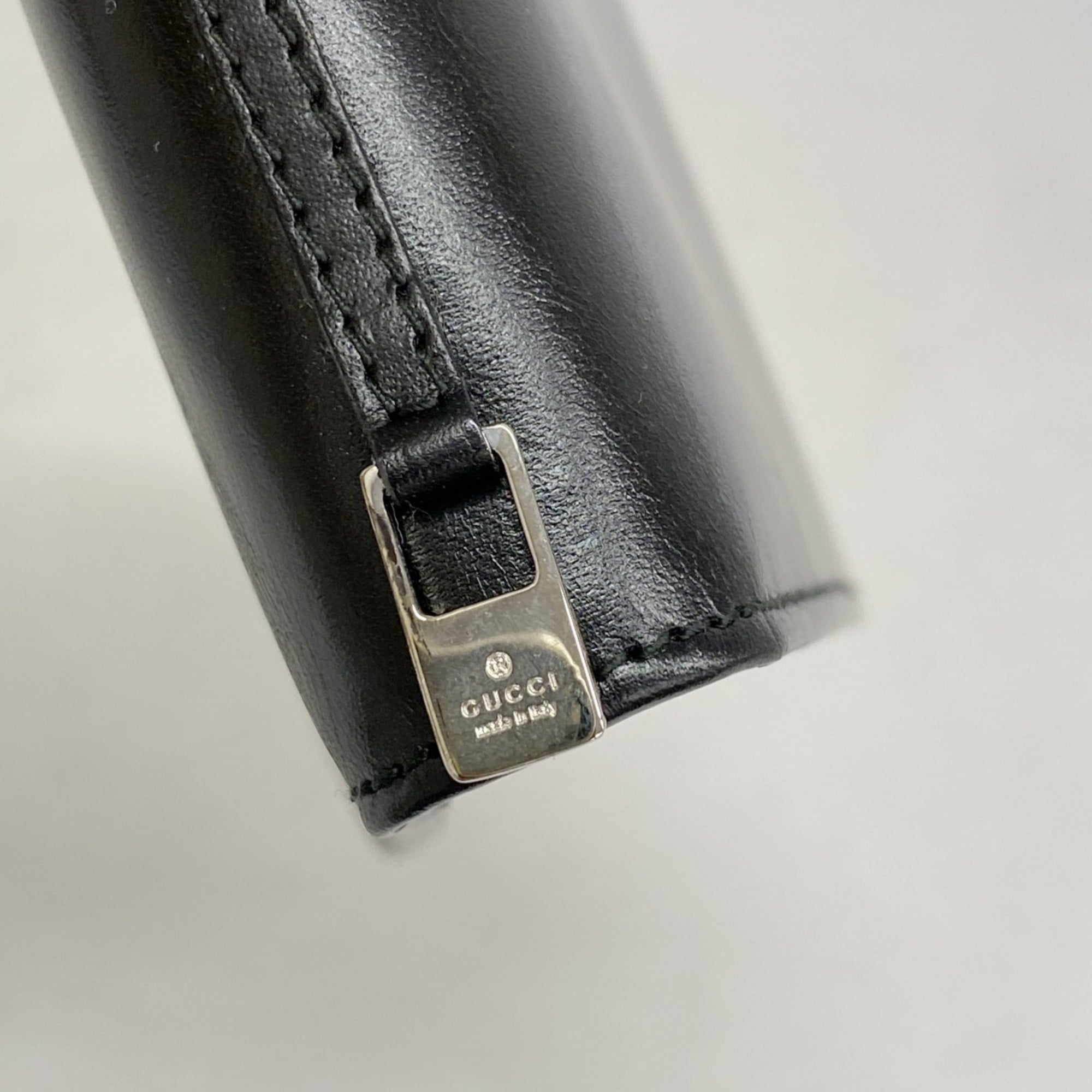 Gucci wallet 034 3731 leather black men's