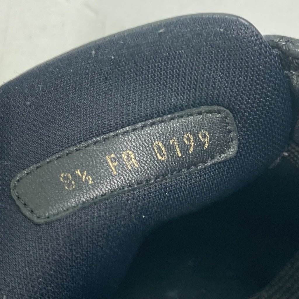 LOUIS VUITTON Beverly Hills Line Men's Leather Sneakers with Laces, Black