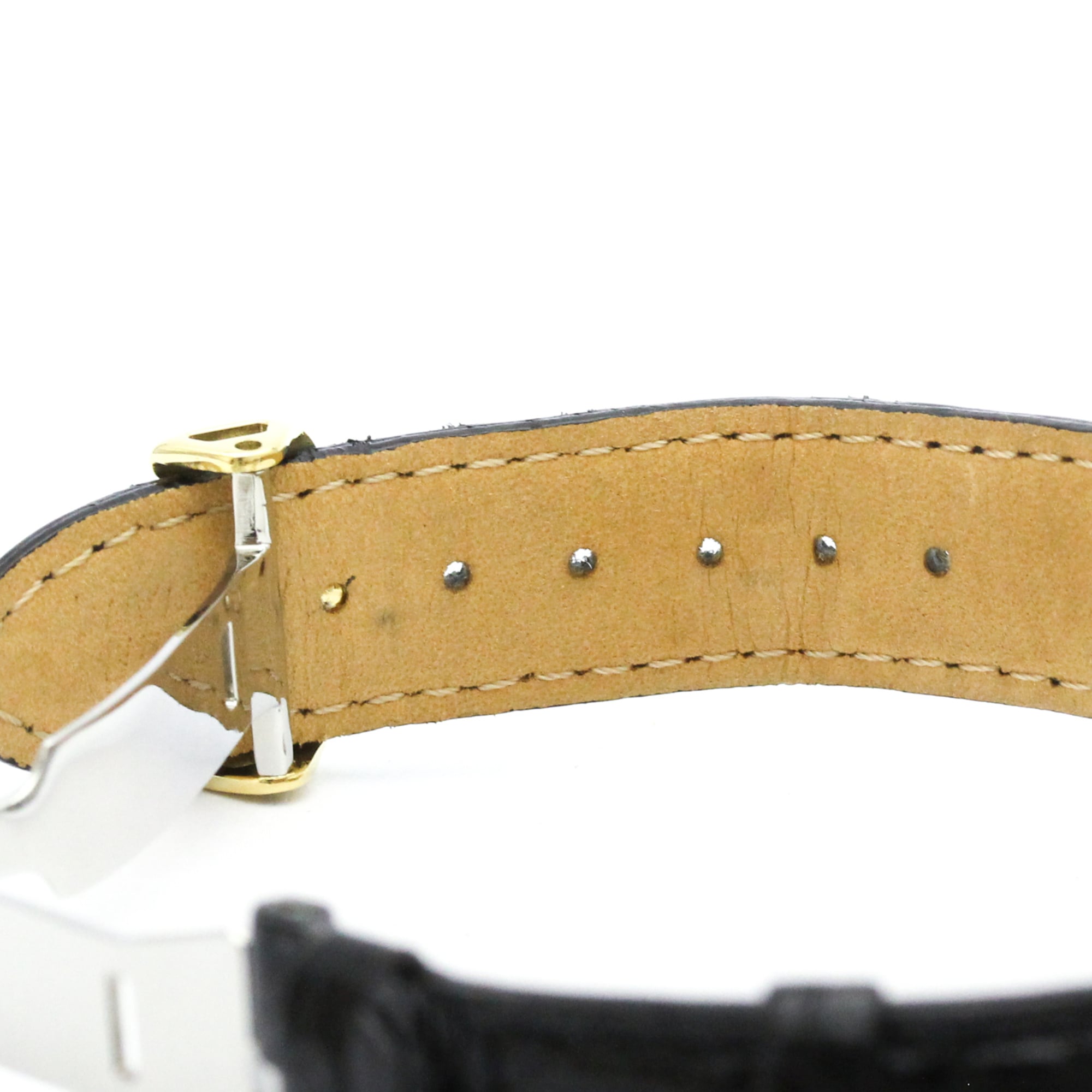 HERMES Clipper Power Reserve Gold Plated Steel Mens Watch CL5.720  Polished — Very Good