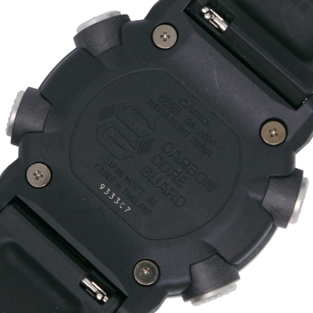 Casio G-SHOCK GA-2000-4JR Carbon Core Guard Watch, x Resin, Black Orange, Quartz, Analog-Digital, Dial, Men's — Very Good