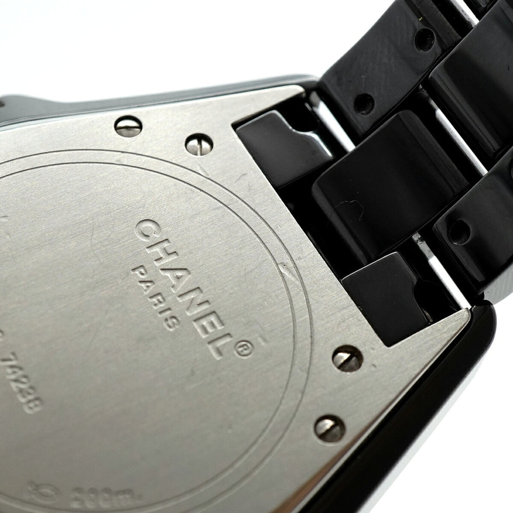 Chanel J12 Diamond H1626 Black Dial Men's Watch — Good