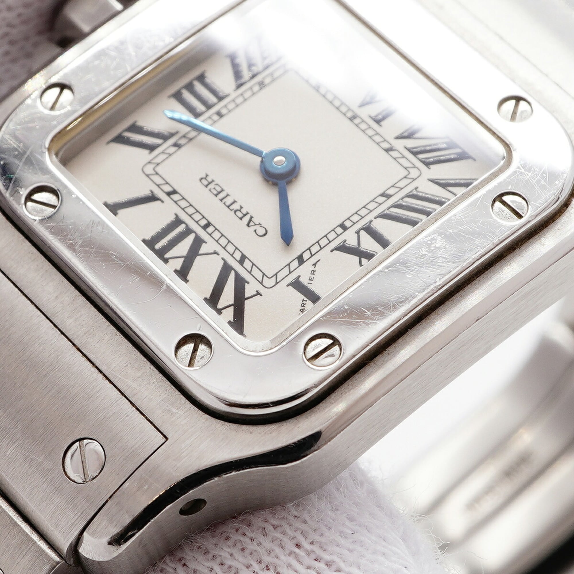 Cartier Santos Galbee SM W20056D6 Ivory Dial Women's Watch — Good