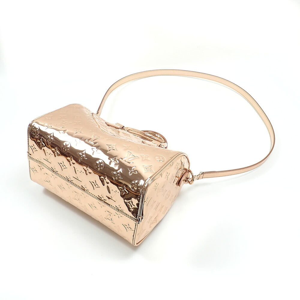 Louis Vuitton Monogram Miroir Speedy Bandoulière 25 Handbag, Women's, M26497, Copper Mini Boston Bag — Like New