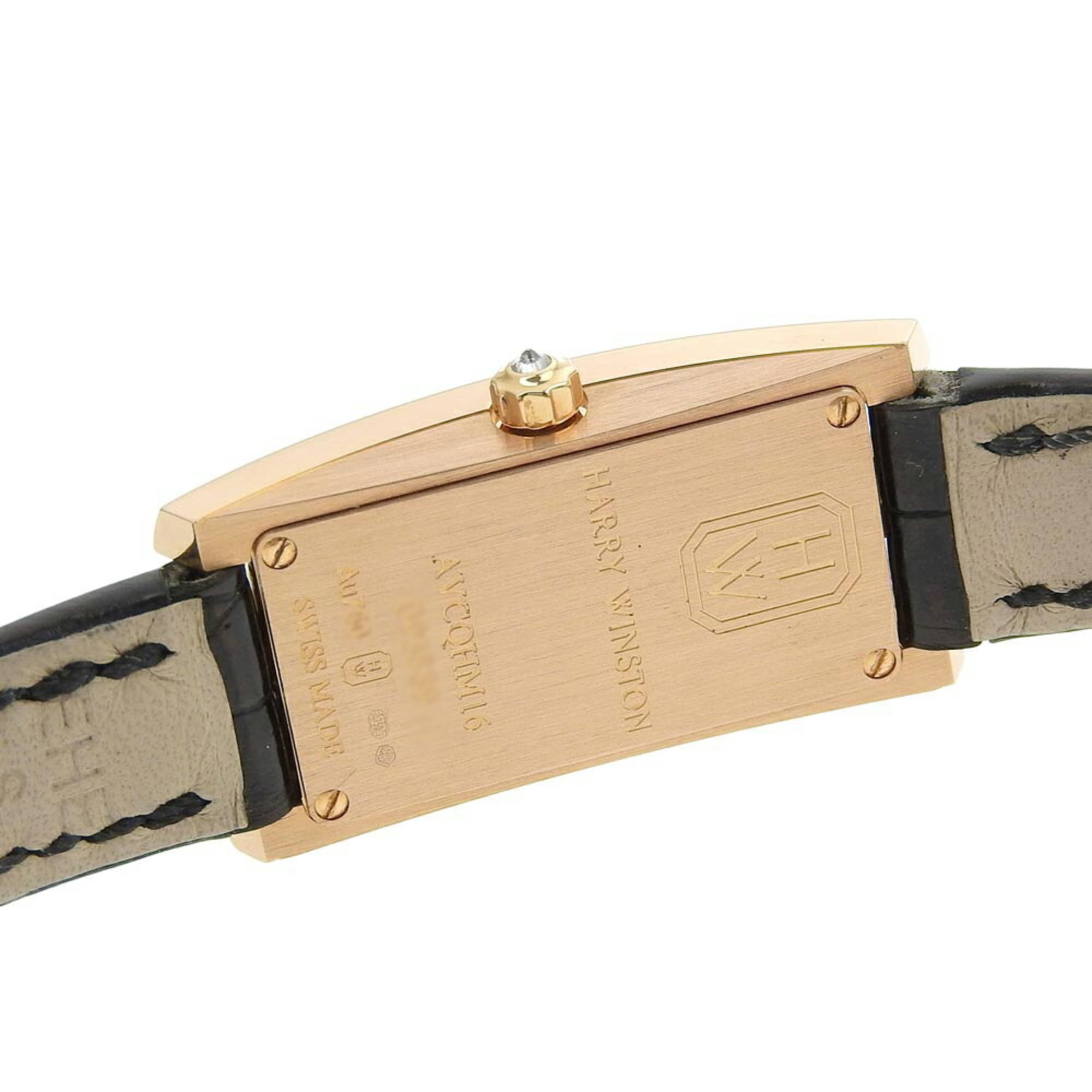 Harry Winston HARRY WINSTON Avenue C AVCQHM16 Silver Dial Dial/Bezel Diamond Quartz — Like New