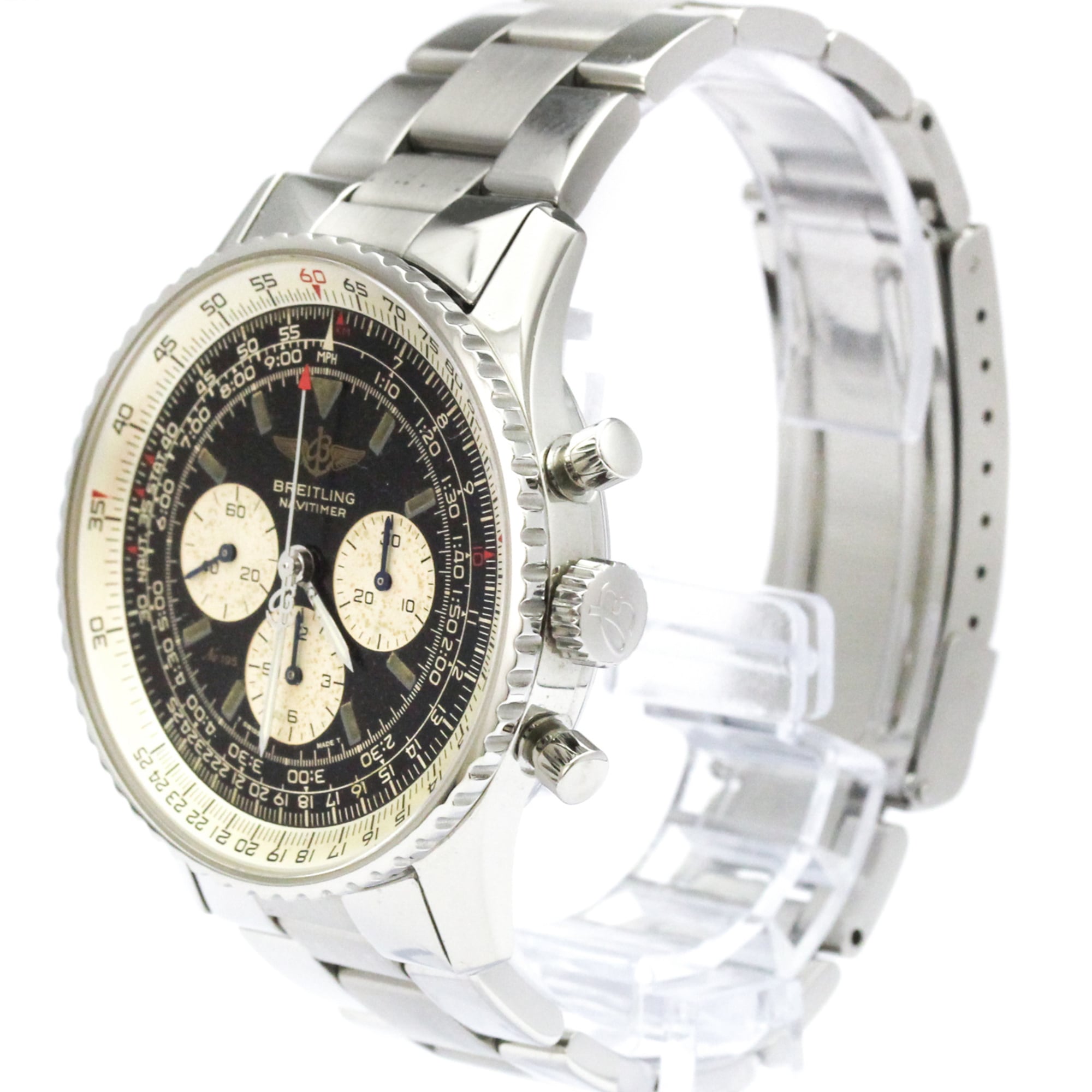 BREITLING Navitimer Mechanic Limited Edition Mens Watch A11022 Polished — Very Good