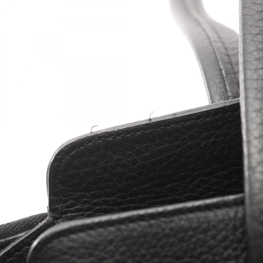 Salvatore Ferragamo Gancini handbag, leather, women's, black, size 21, D698