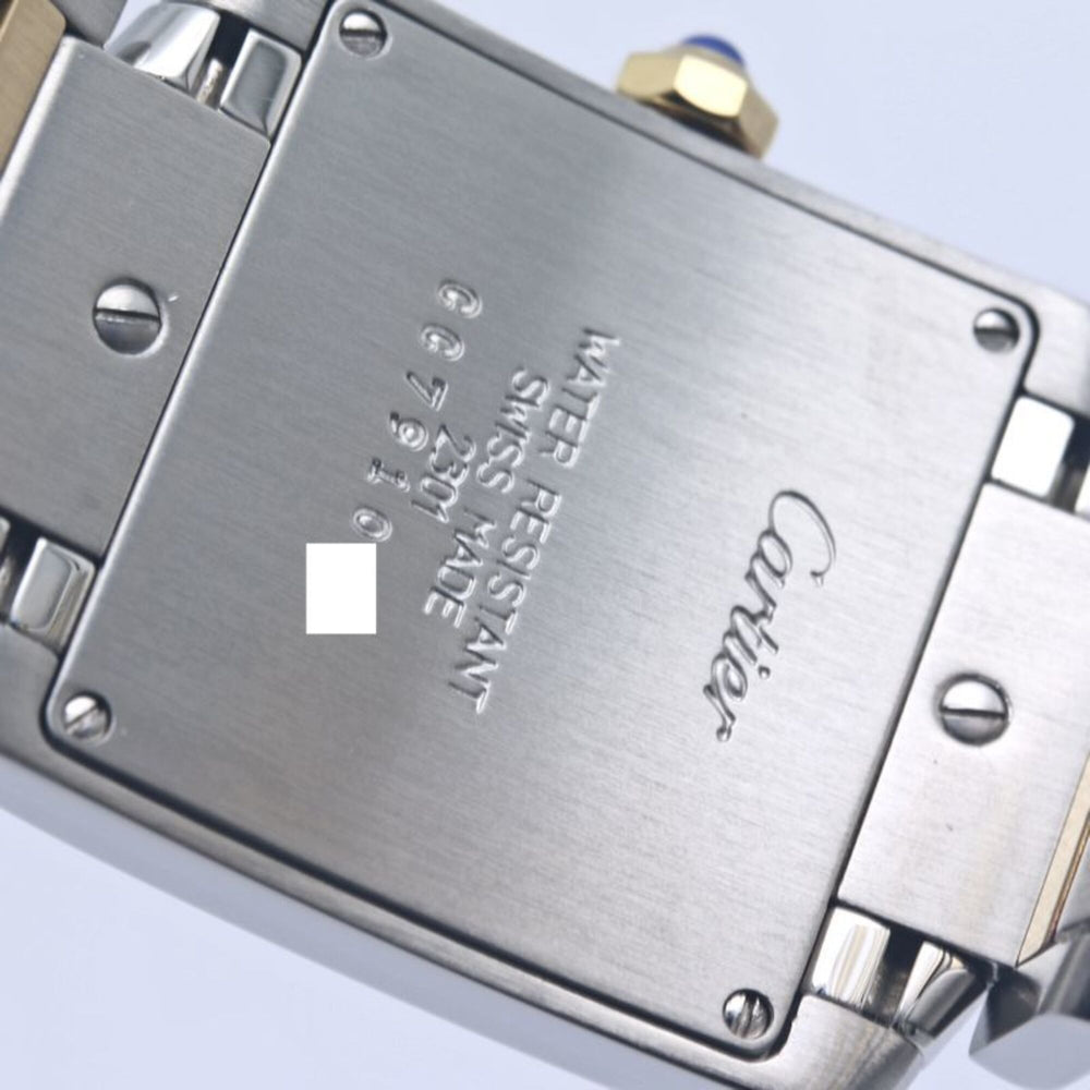 CARTIER Tank Française MM W51006Q4 Watch, Boys' Size, 18K Yellow Gold x Stainless Steel, 40390 — Very Good