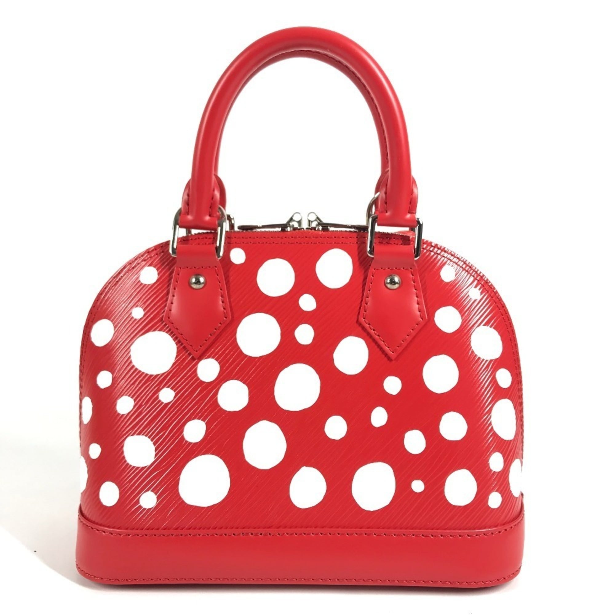 LOUIS VUITTON M21698 LV x YK Yayoi Kusama Epi Infinity Dot Polka Alma BB Shoulder Bag 2-Way Crossbody Handbag Leather Women's Red — Like New