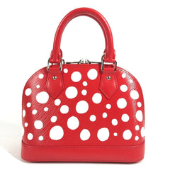 LOUIS VUITTON M21698 LV x YK Yayoi Kusama Epi Infinity Dot Polka Alma BB Shoulder Bag 2-Way Crossbody Handbag Leather Women's Red — Like New