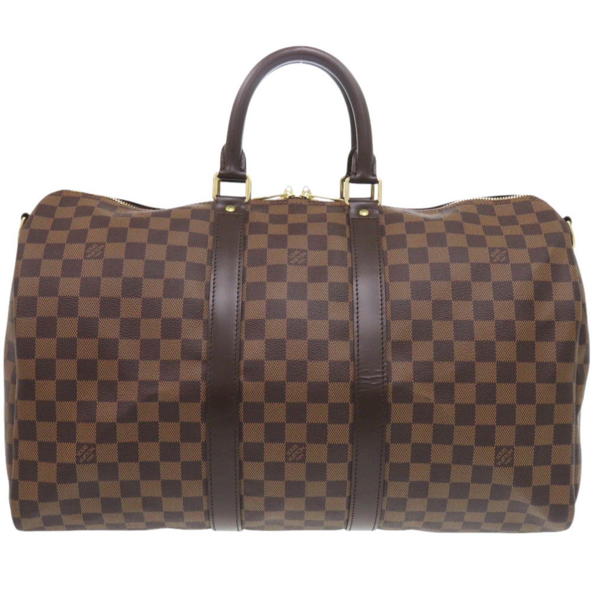 Like new Louis Vuitton Keepall Bandouliere 45 Damier Boston Bag N41428 0382 — Like New