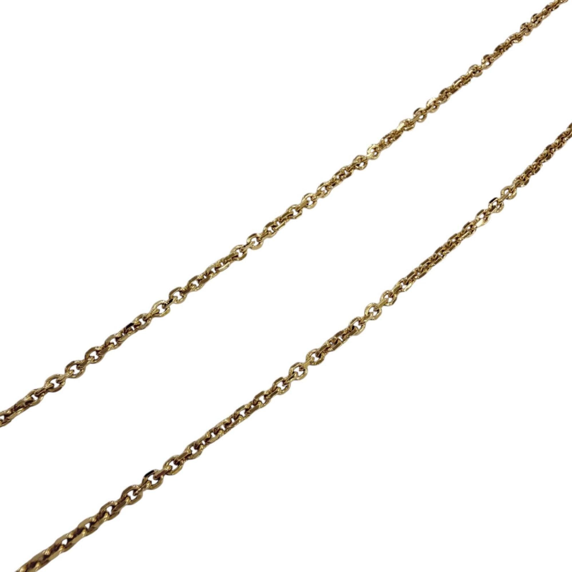 Christian Dior Clair D Lune necklace with CD logo and rhinestones, gold, for women, box — Like New