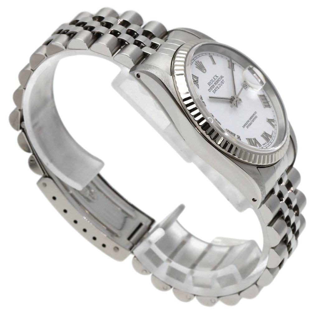 Rolex 16234 Datejust Watch, Stainless Steel, 18K White Gold, Men's