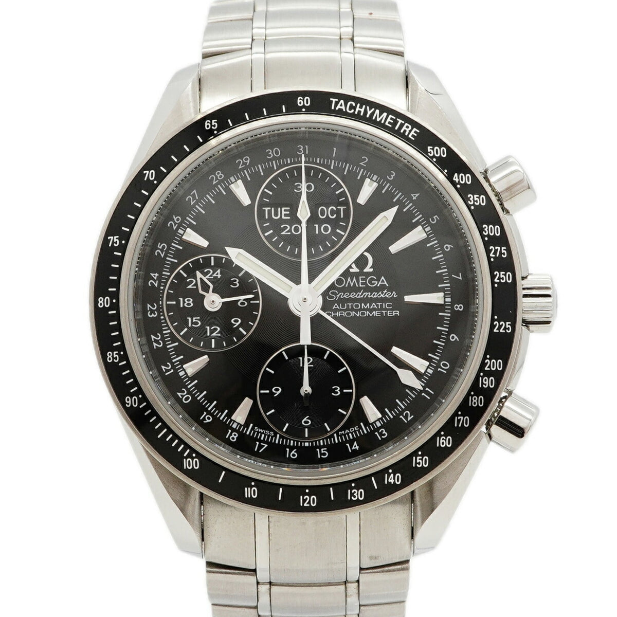 Omega Speedmaster Triple Calendar 3220.50 Black Dial Men's Watch — Very Good