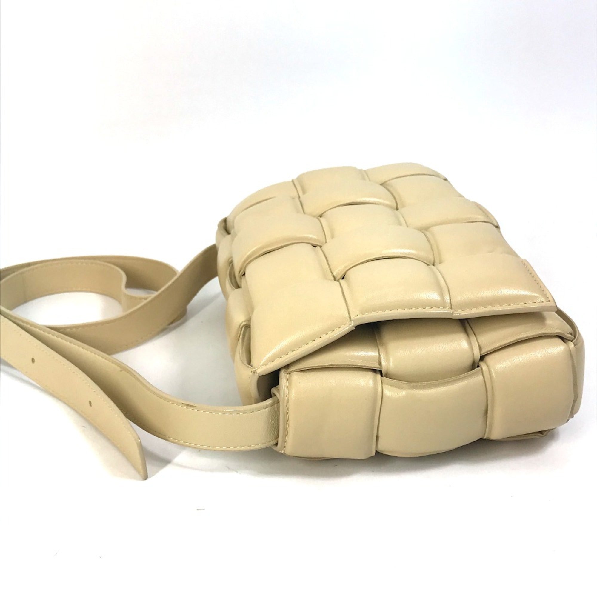 BOTTEGA VENETA 717506 Bag Shoulder Bag Beige — Like New