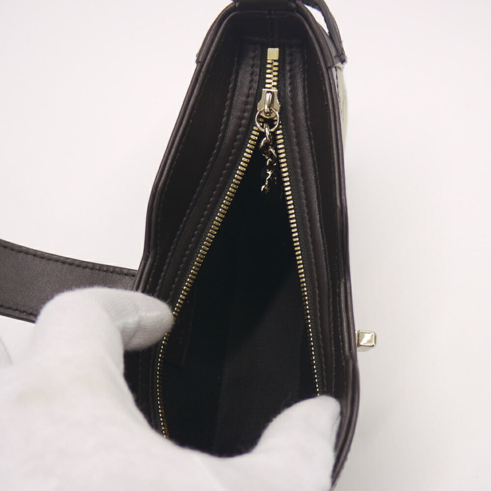 GUCCI Moonside Mini Shoulder Bag in GG Canvas with Sherry Line, Beige, 786015 525040 — Like New