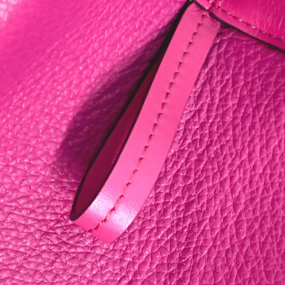 FENDI 8BS083 ORIGAMI MINI Small Shoulder Bag Leather Women's Purple G-240425-54 — New - Store Return