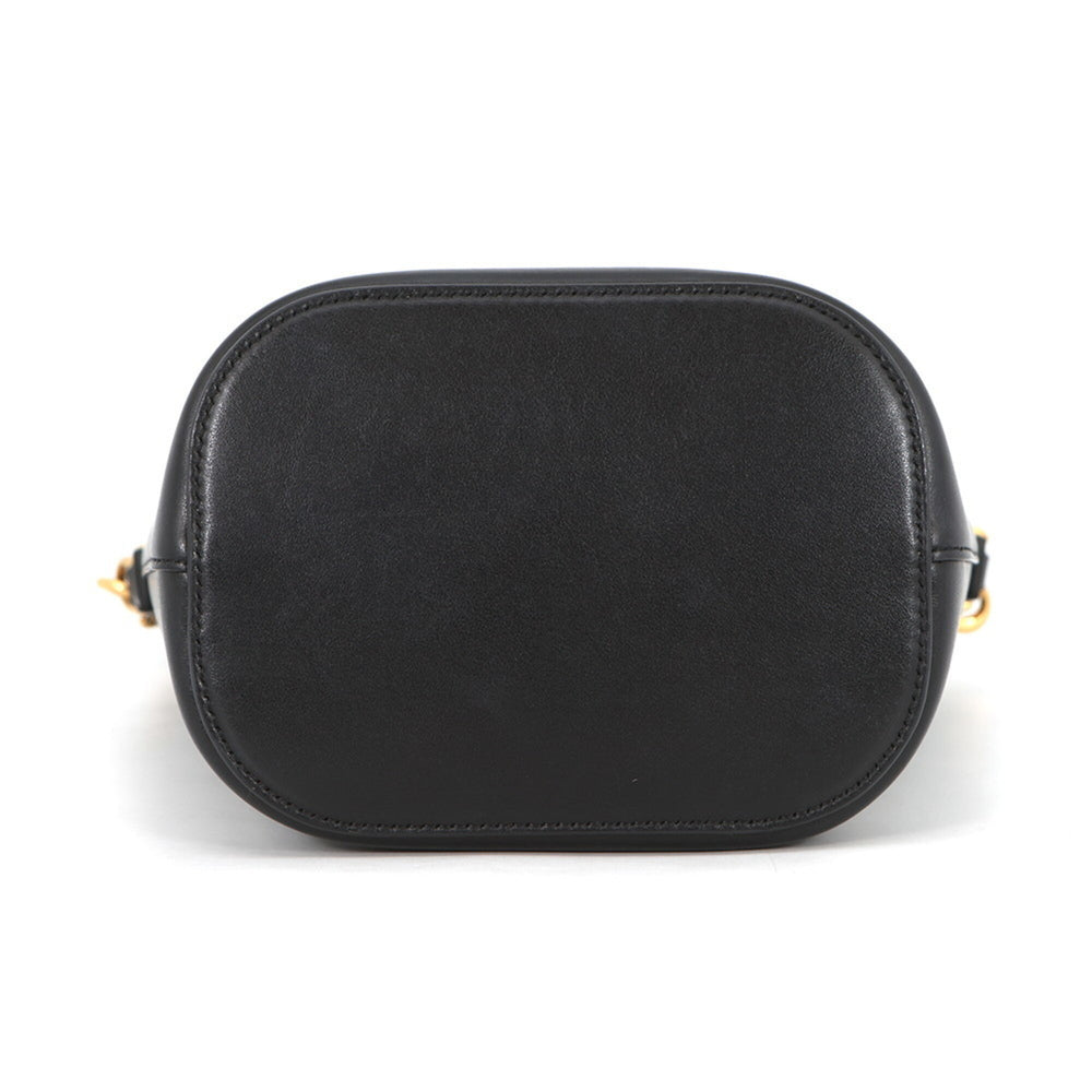 Celine Triomphe Small Bucket Louise Handbag 119173FX9.04LU CELINE 2-way Black Women's — Like New