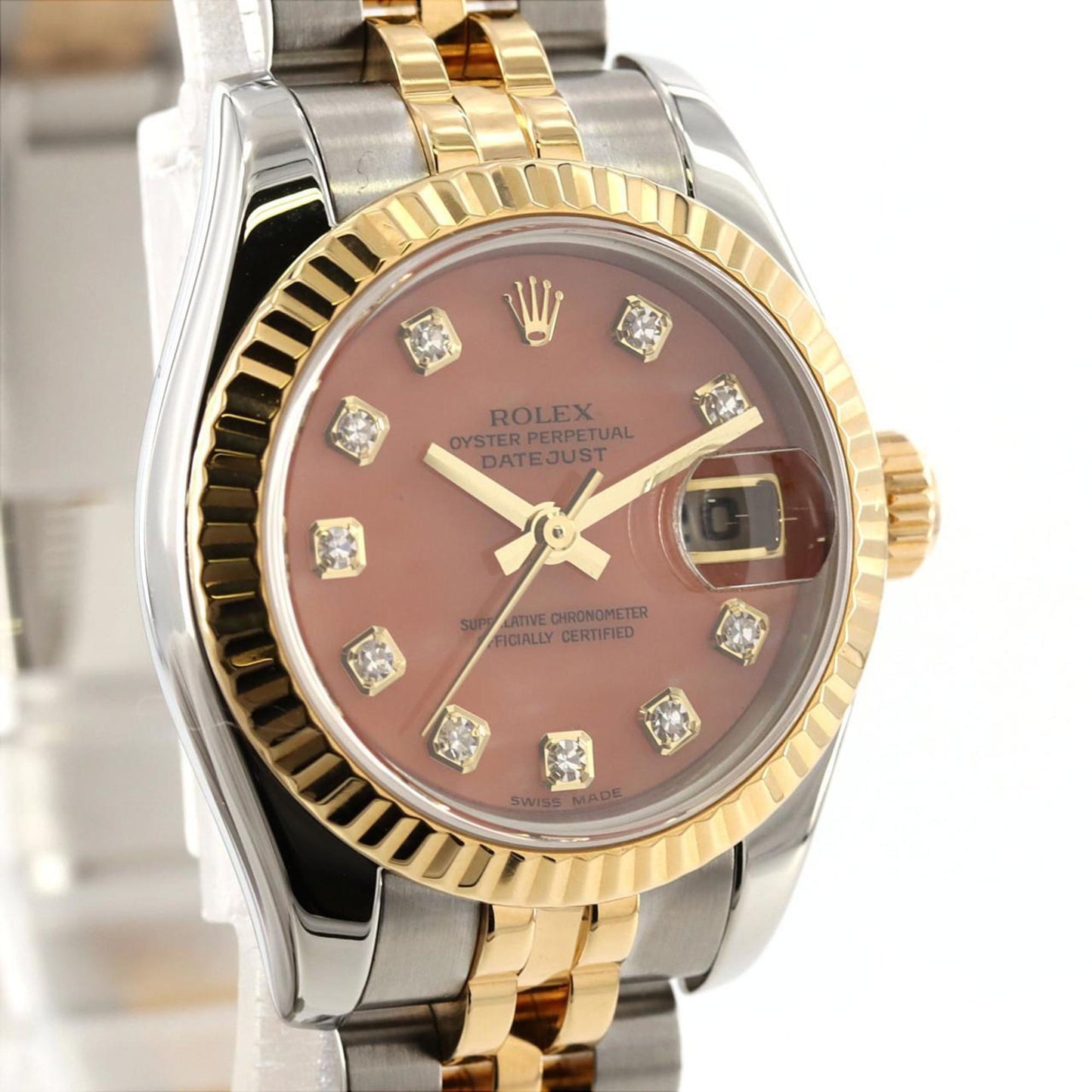 Rolex Datejust 179173OPG SSxYG Automatic Watch D Serial