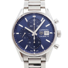 TAG Heuer Carrera Calibre 16 CBK2112 Blue Dial Men's Watch — Good