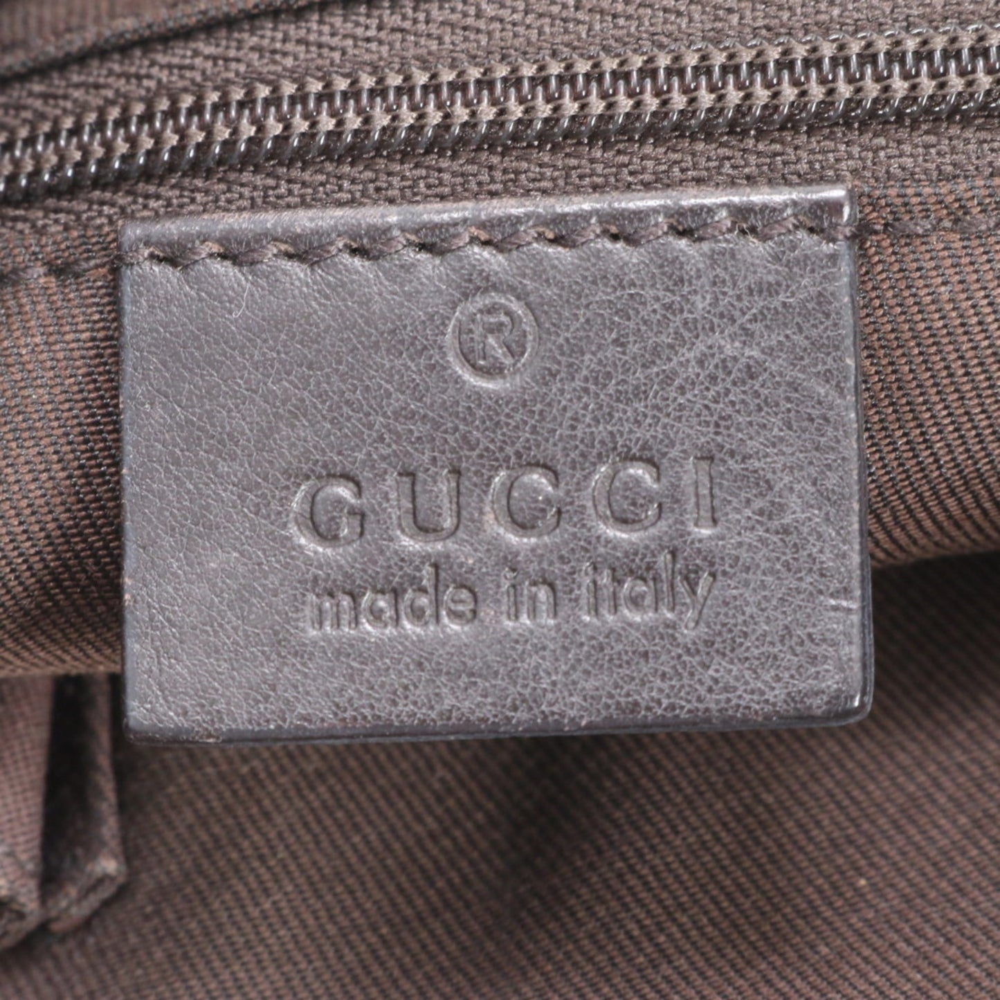 Gucci GG Canvas Abby 203257 Leather Shoulder Bag, Handbag, Brown, Women's