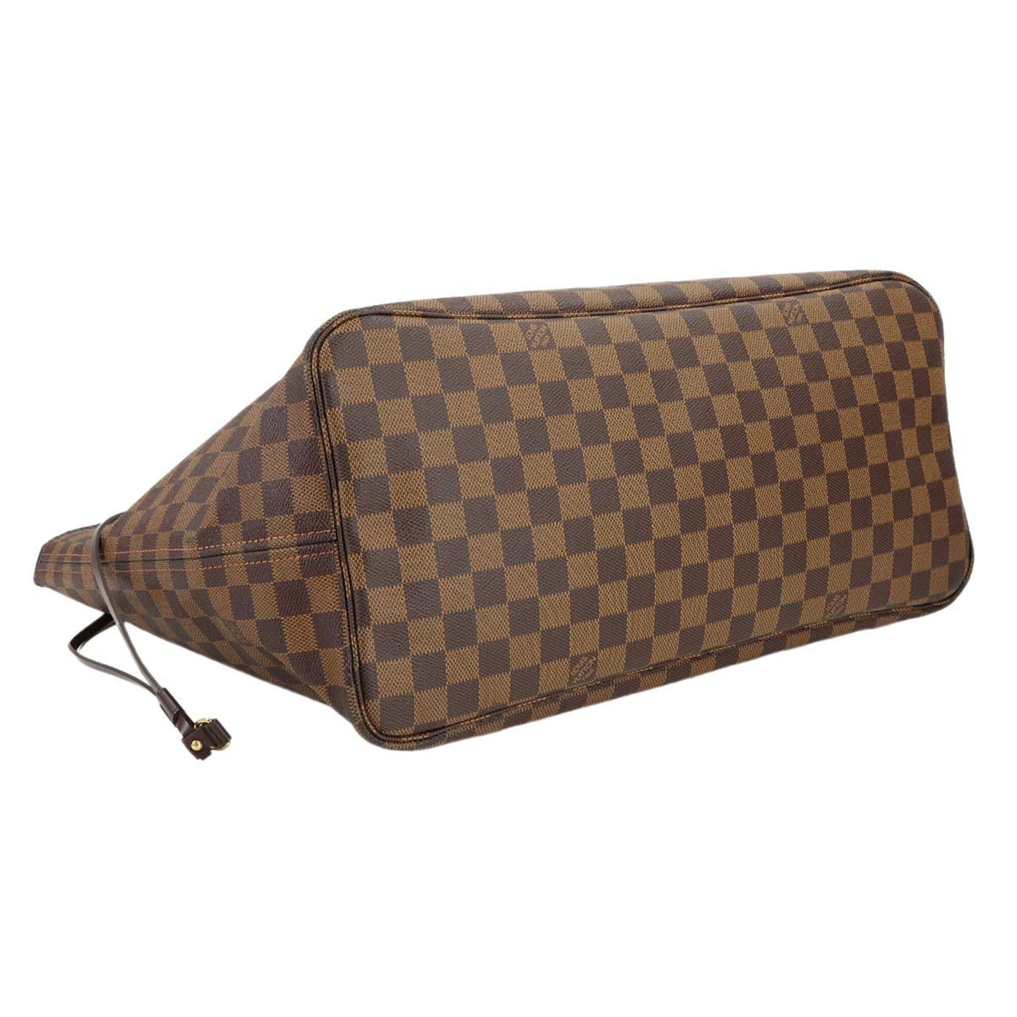 Louis Vuitton Damier Neverfull GM Tote Handbag, Ebene Cerise, N51106, Gold Hardware — Like New