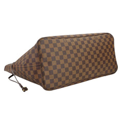 Louis Vuitton Damier Neverfull GM Tote Handbag, Ebene Cerise, N51106, Gold Hardware — Like New
