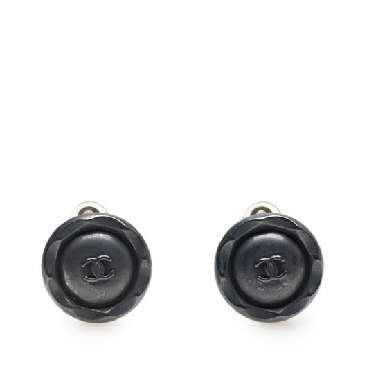 CHANEL Coco Mark Earrings in Silver Metal for Women