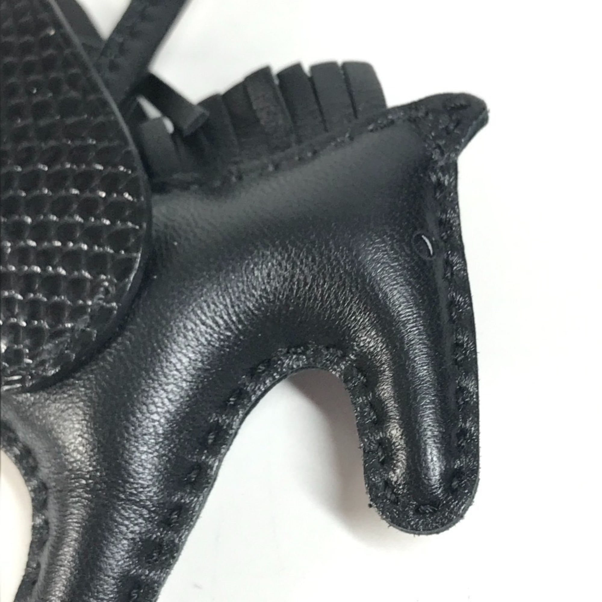 HERMES Hermes Horse Cheval So Black All Rodeo Pegasus PM Touch Accessory Bag Charm Keychain Agneau Milo Men's Women's — Like New