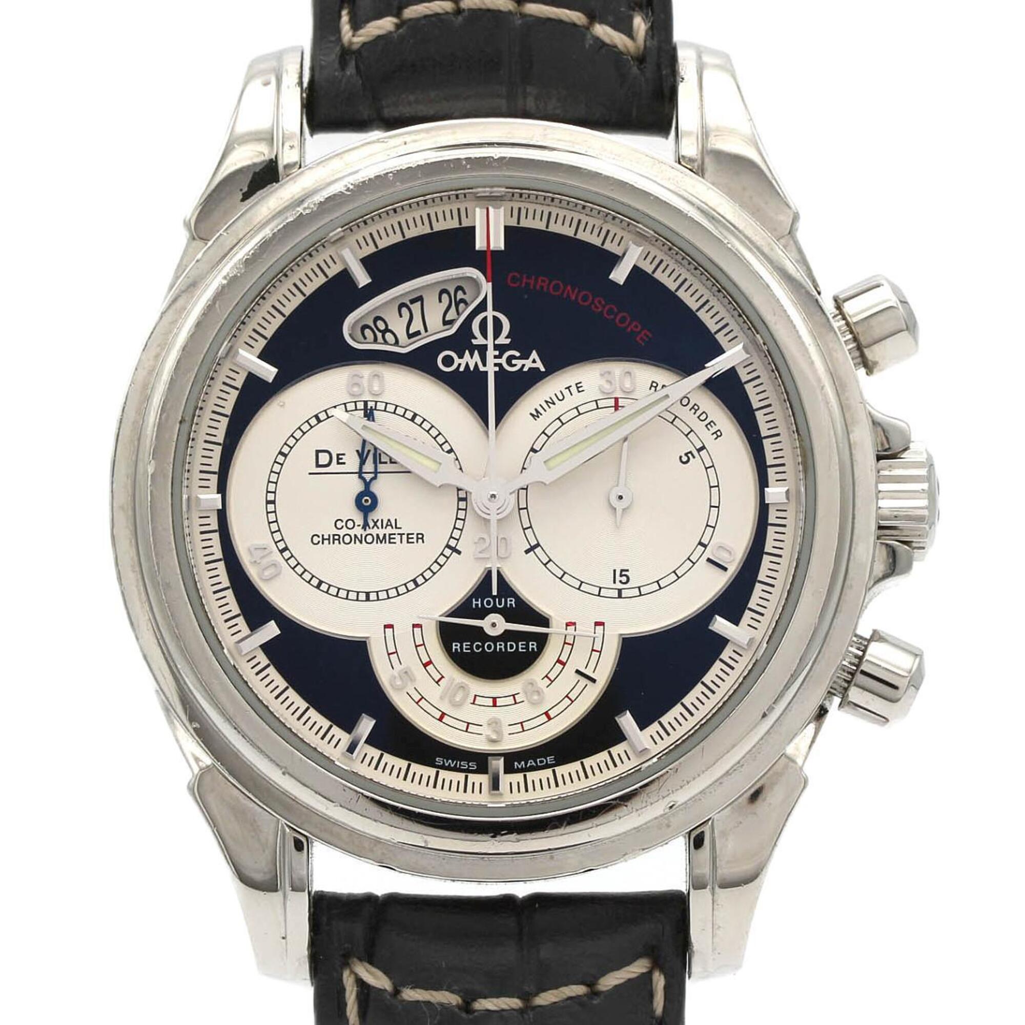 Omega De Ville Co-Axial Chronoscope 4850.50.31 Stainless Steel Automatic Watch — Good