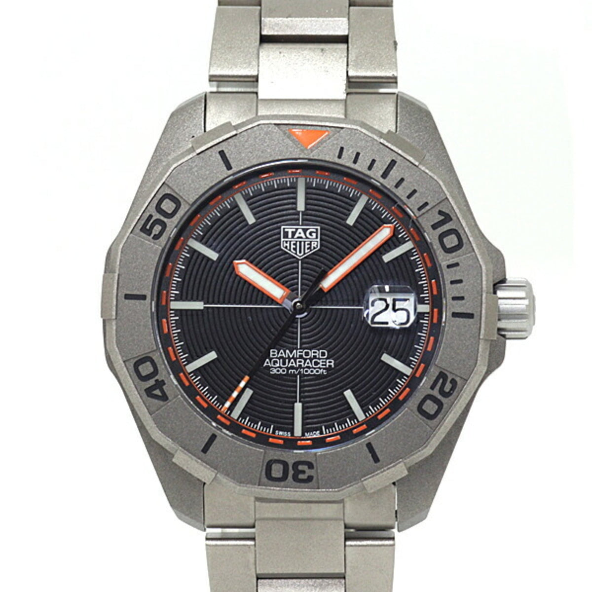 TAG Heuer Aquaracer Date x Bamford Limited Edition WAY208F, Black Dial, Automatic Movement, Refurbished — Very Good
