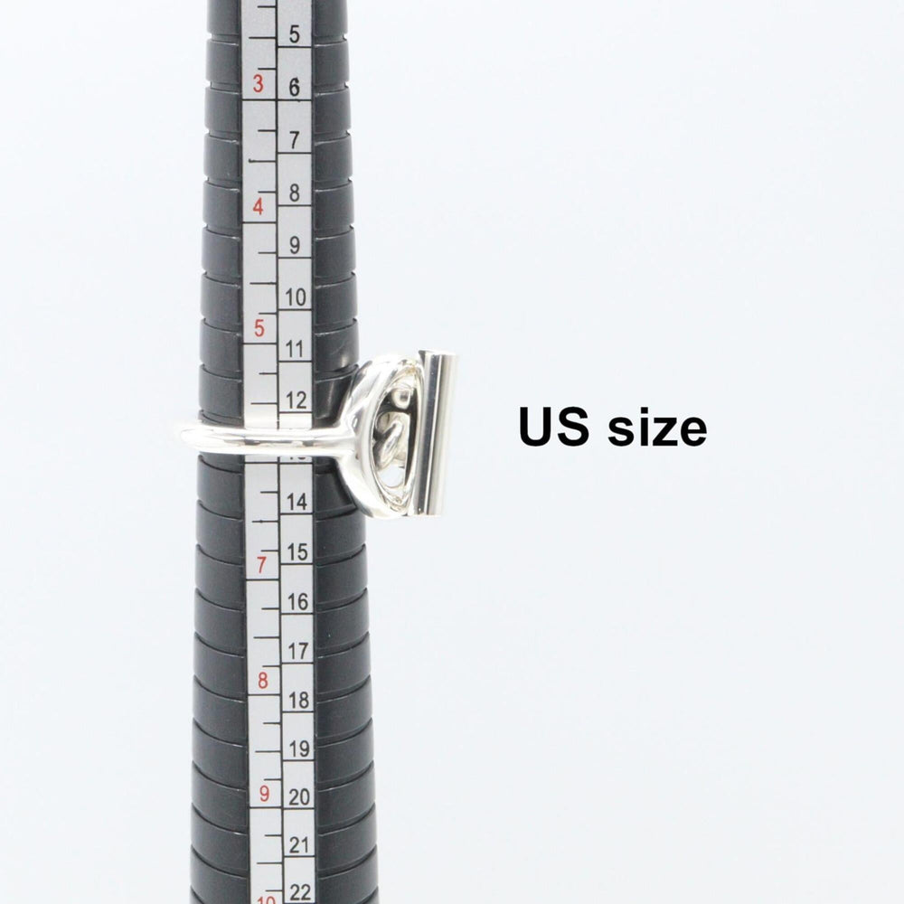 Hermes Croisette GM Ring - Sterling Silver 925 Women's Silver-tone Jewelry — Like New