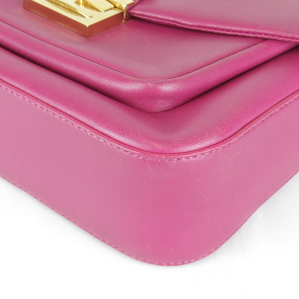 FENDI shoulder bag, leather, pink, women's — New - Store Return