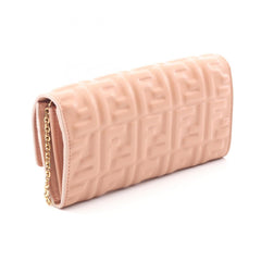 Fendi FF Logo Shoulder Bag Handbag Leather Women's Pink 8M0498AAJDF1SK3 — New - Store Return