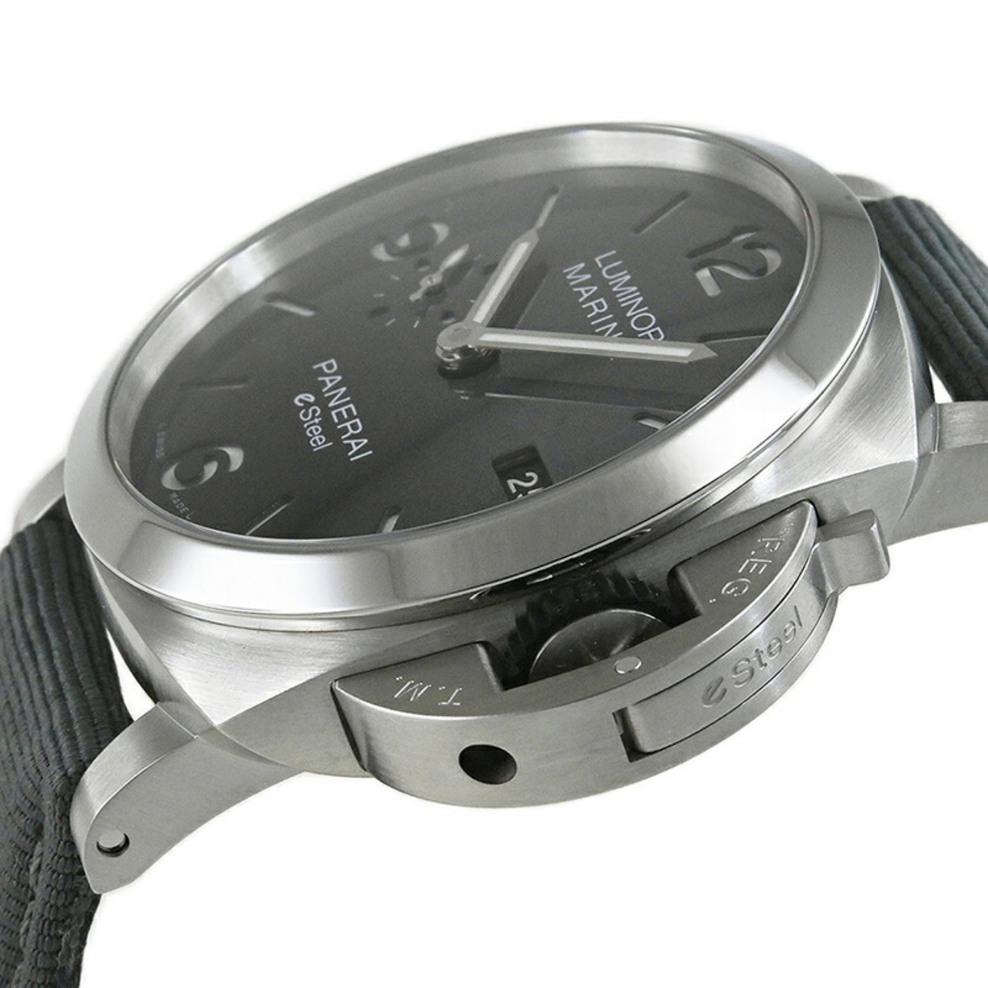PANERAI Luminor Marina Grigio Roccia Watch 44mm PAM01358 — Good