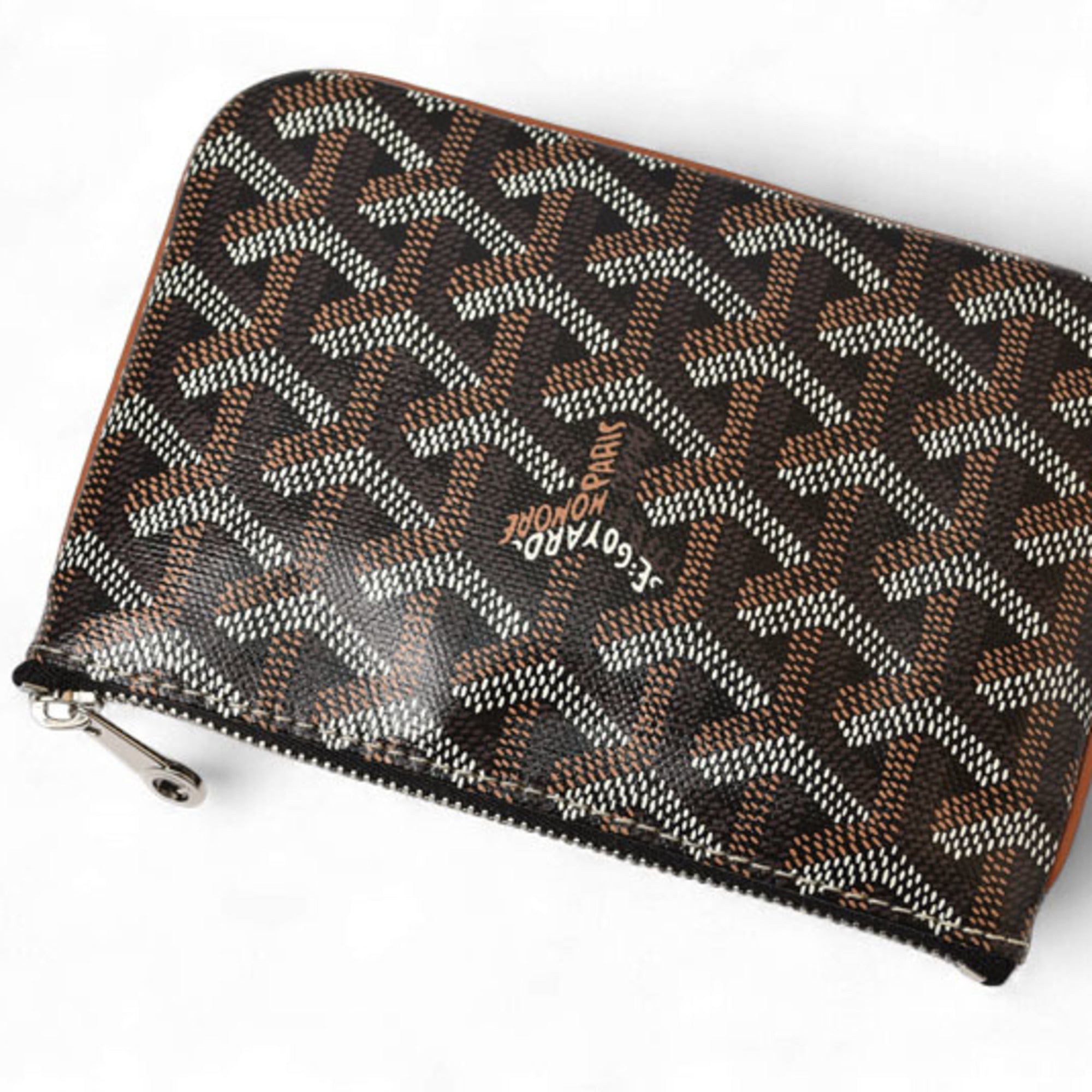 Goyard Senna Mini Pouch Multi-Case SENAT2MINTY01CL03P Black Natural Unused — New - Store Return