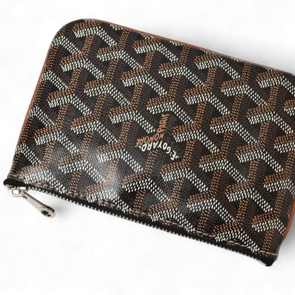 Goyard Senna Mini Pouch Multi-Case SENAT2MINTY01CL03P Black Natural Unused — New - Store Return