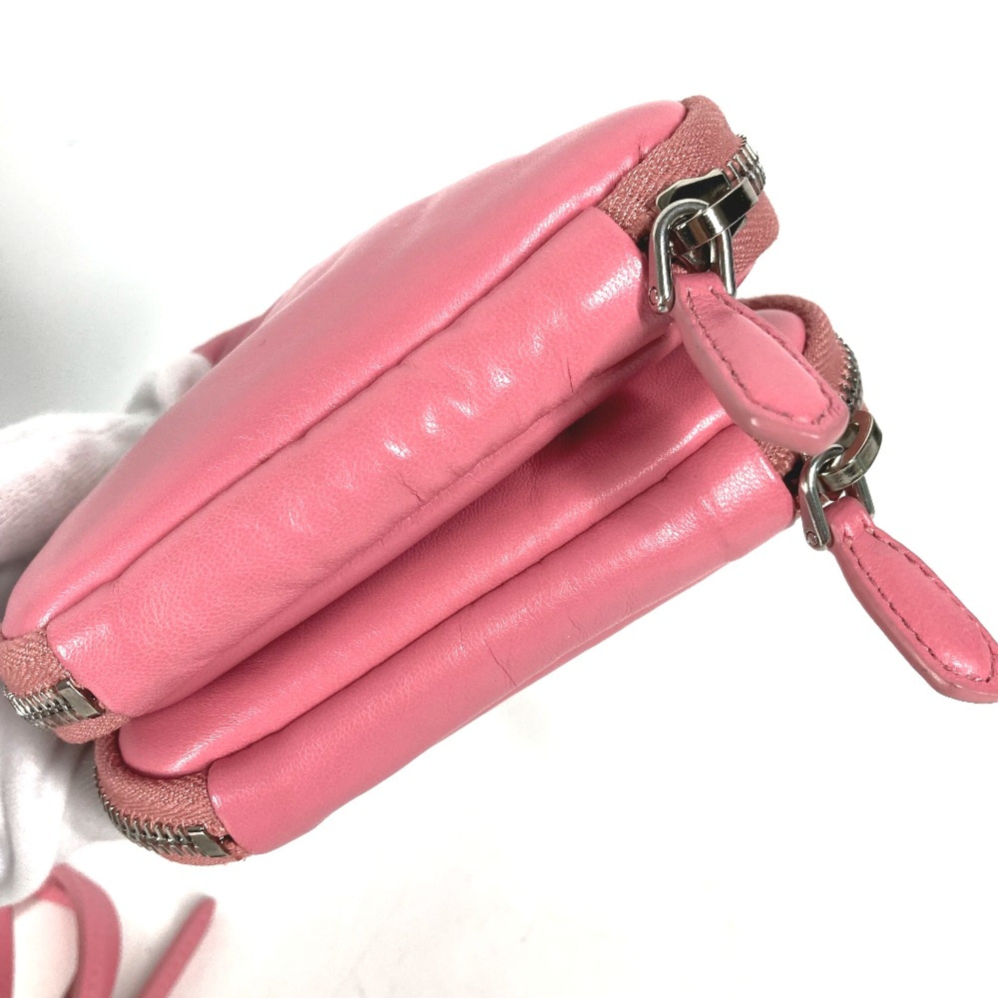 PRADA Chain Crossbody 3WAY Pochette Shoulder Bag pink — Like New