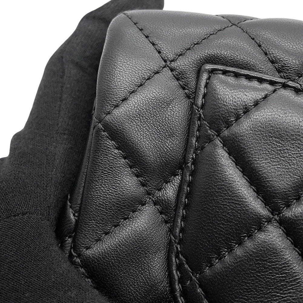 Chanel Chain Shoulder Bag, Coco Mark, Mini Matelassé, Lambskin, AS2380, CHANEL, Black, Handbag, Women's, CHANEL — Like New
