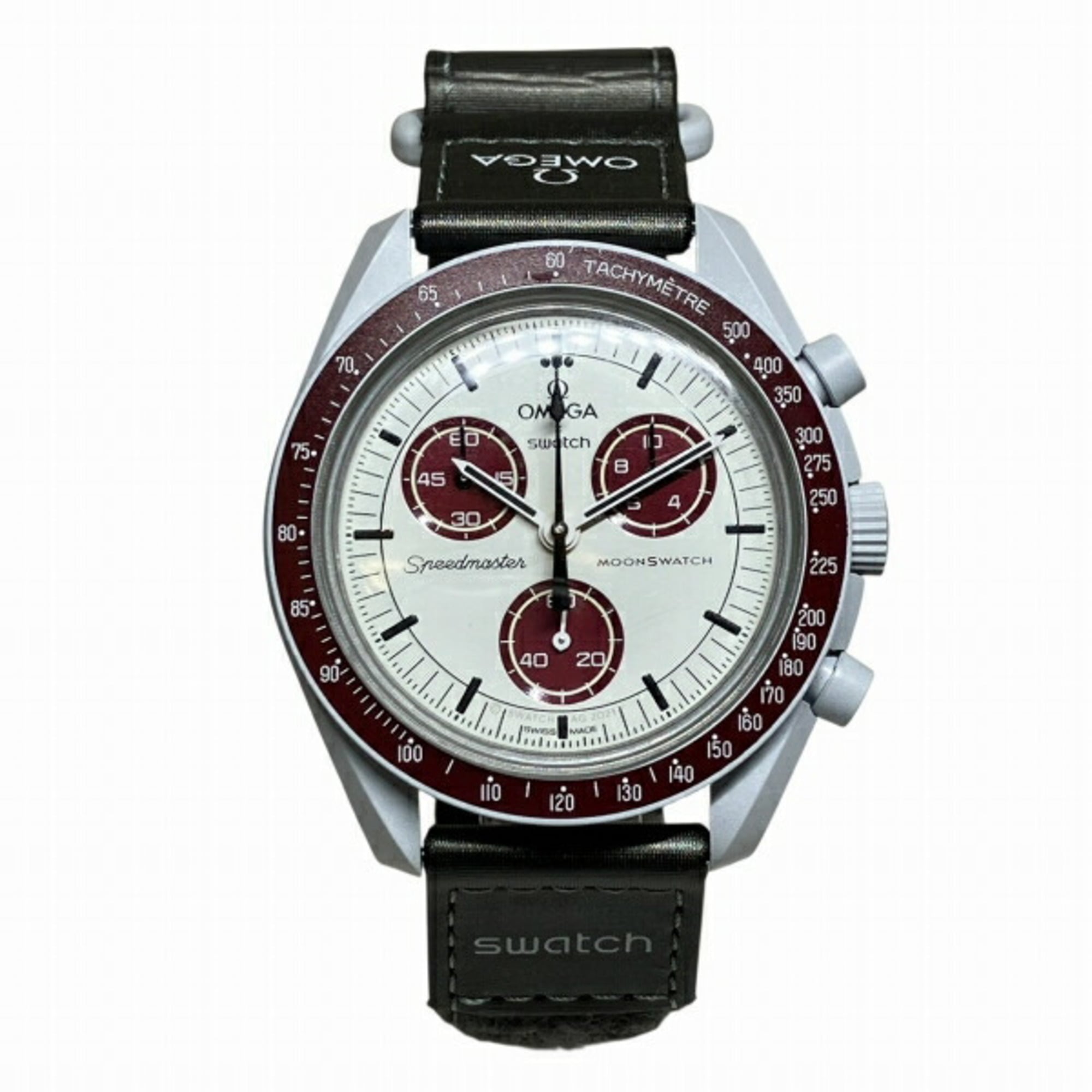 Omega x Swatch MoonSwatch Mission to Pluto SO33M101 Quartz Watch Men's — Good