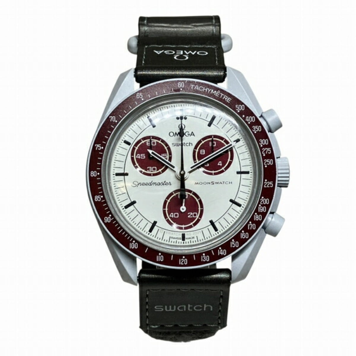 Omega x Swatch MoonSwatch Mission to Pluto SO33M101 Quartz Watch Men's — Good