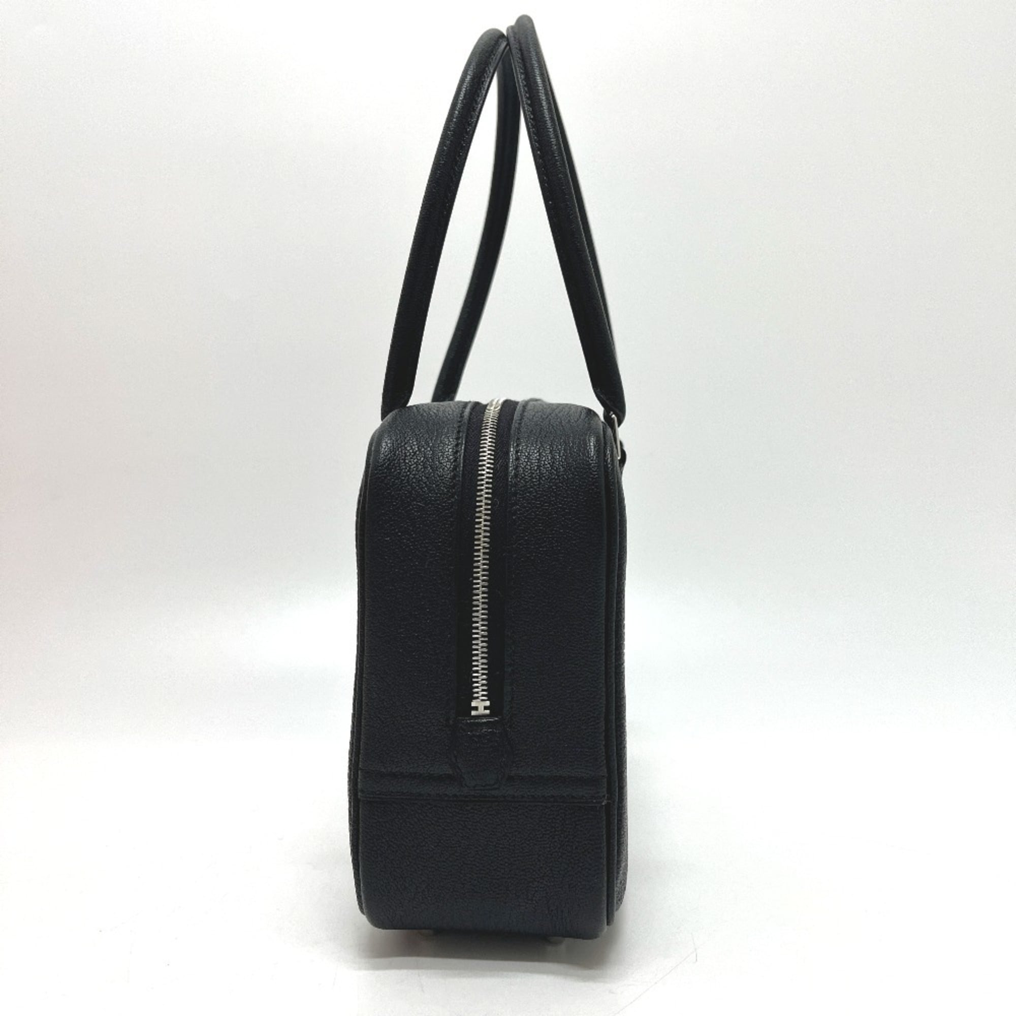 HERMES H086559CK Plume Mini Black Bag Handbag Chevre Mysore Women's Noir — New - Store Return