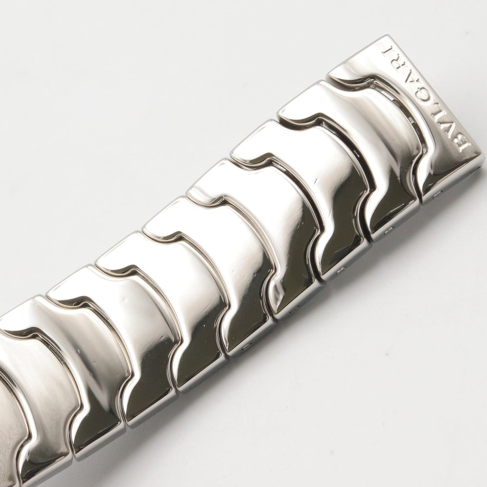 Bulgari BVLGARI Solo Tempo Watch, Stainless Steel, Women's, White (ST29S) — Very Good