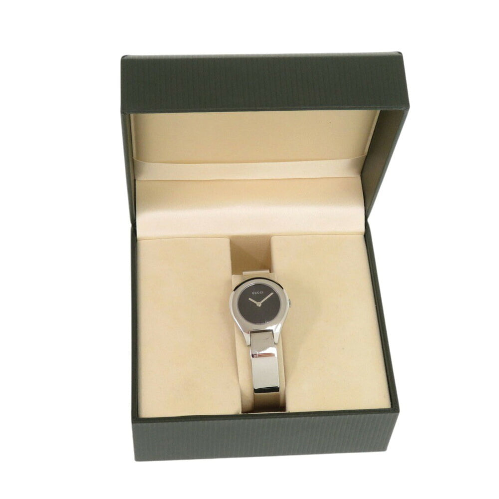Gucci 6700L Stainless Steel Black/Silver Dial Quartz Watch 0566GUCCI — Good