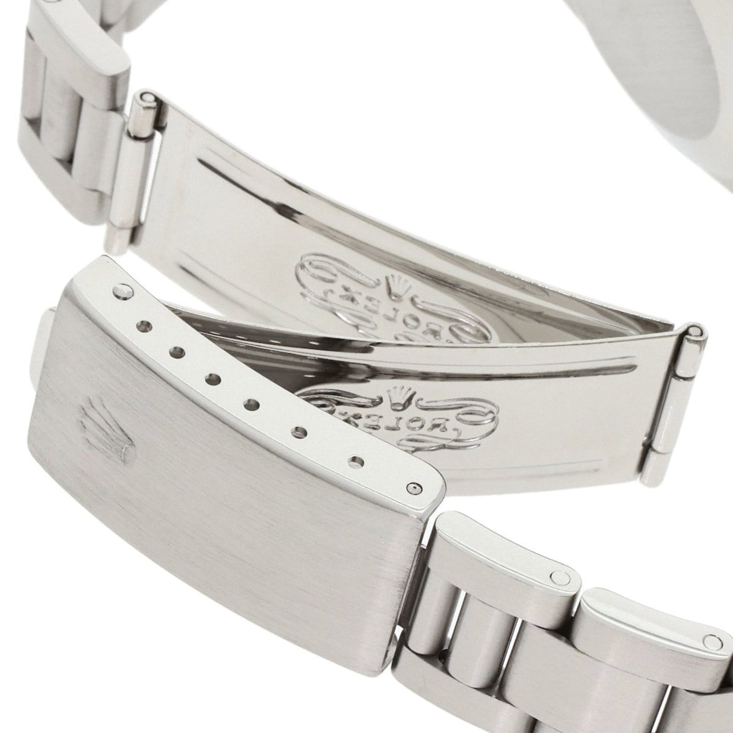 Rolex 67514 Oyster Perpetual Watch in Stainless Steel/SS/18K White Gold for Boys