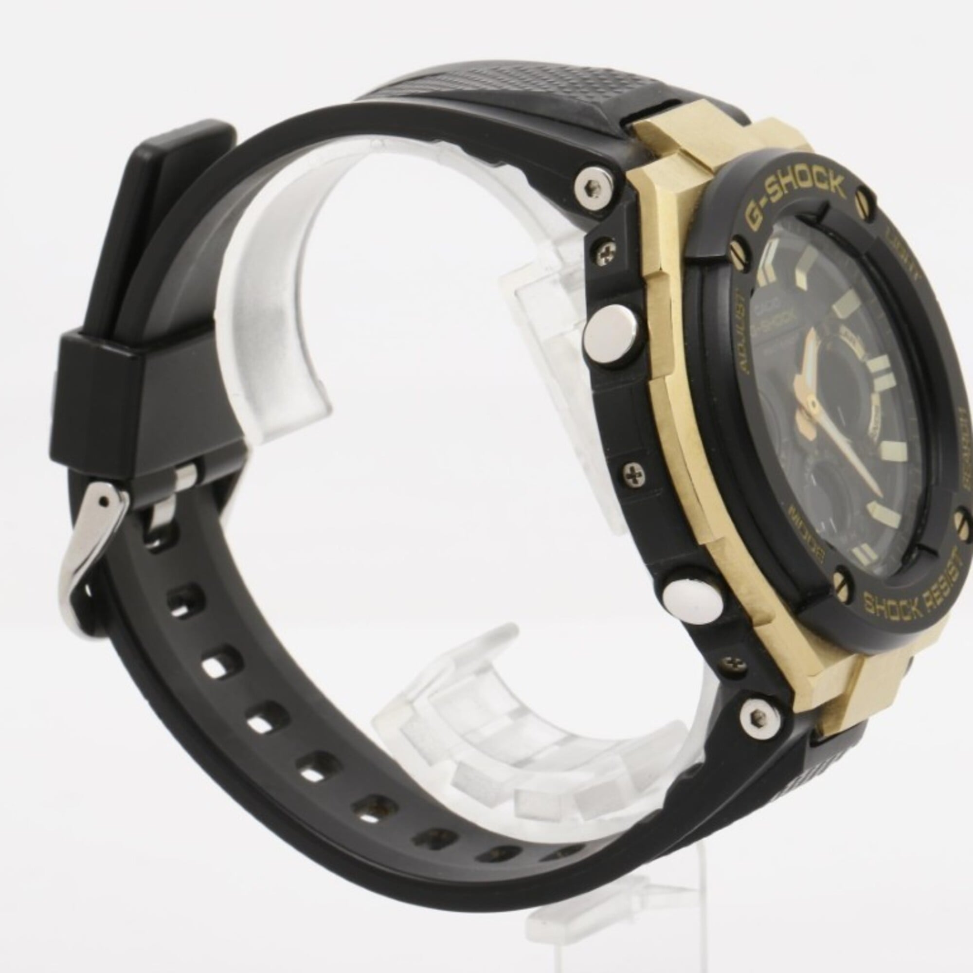 CASIO G-SHOCK G-STEEL GST-W100 Series GST-W100G Black Resin/Stainless Steel Men's Watch — Very Good