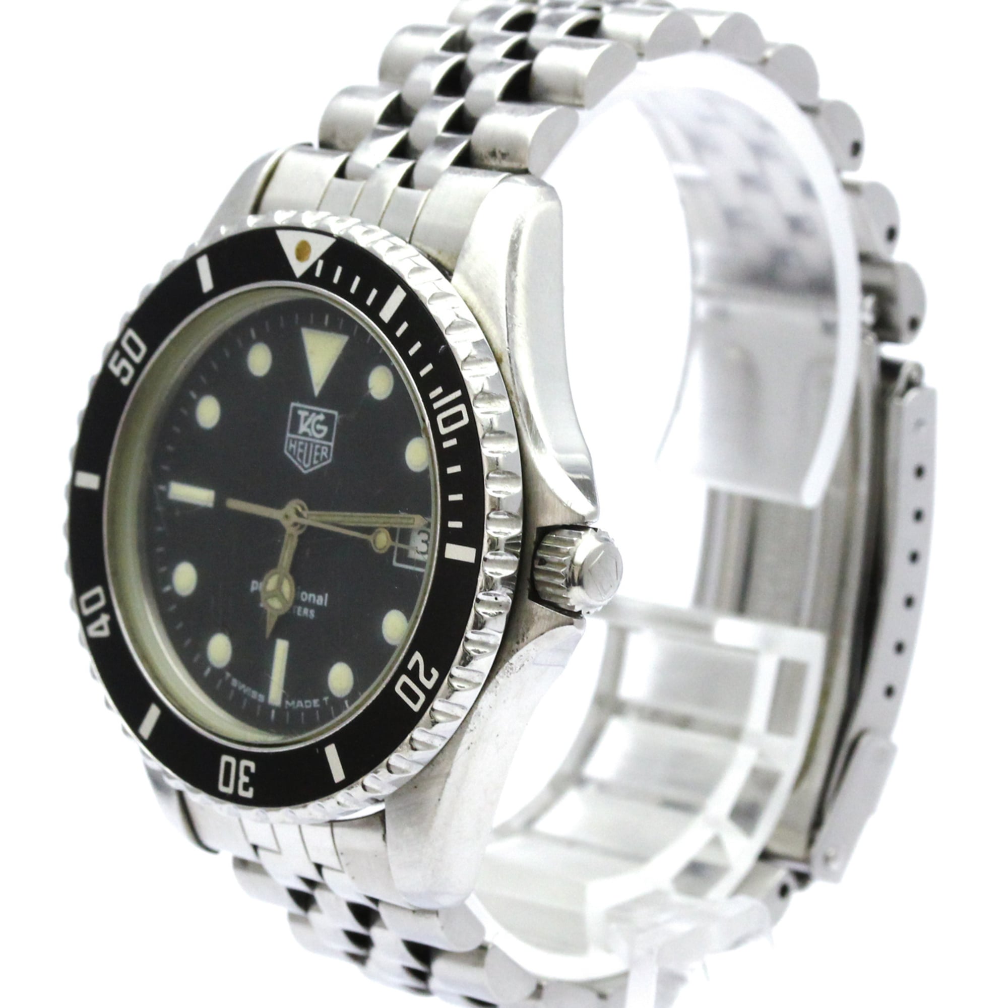TAG HEUER 1000 Stainless Steel Quartz Mens Watch 980.013 — Good