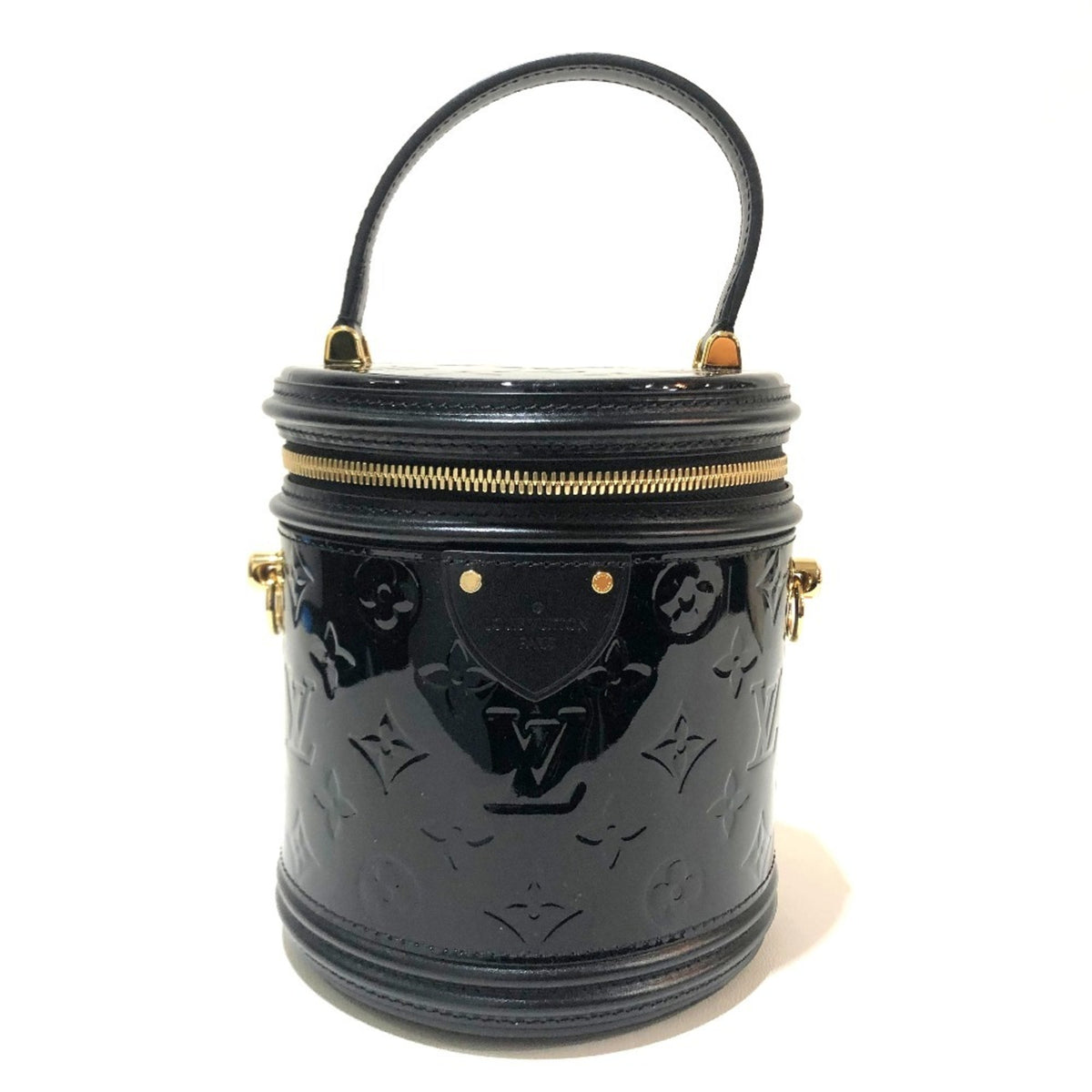 LOUIS VUITTON M53997 Monogram Vernis Cannes PM Handbag Women's Noir Black — New - Store Return